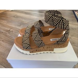 Steve Madden Bandi Platform Wedge Sandals